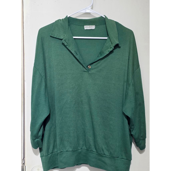 Women's Vicki Wayne's Green Polo Shirt‎ Size S - Picture 1 of 10